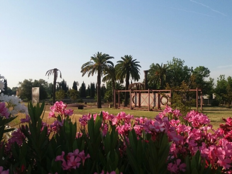 El Jardín del Tiempo en estado de abandono