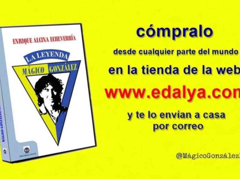 Con la Presencia del Mítico Jugador Salvadoreño Mágico González en su Cádiz y Club del Alma.