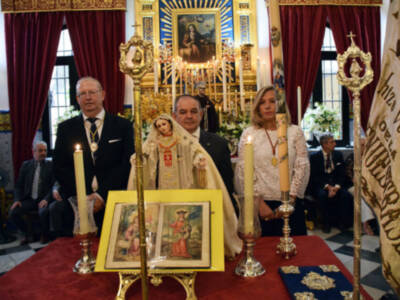 La Delegación de la RLNE en Sevilla participó en los actos de la festividad de la Primitiva y Real Hermandad de la Divina Pastora y Santa Marina.