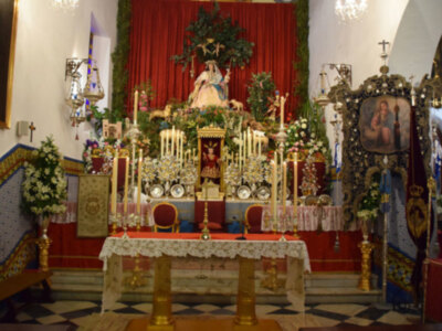 El Rvdo. Pedro José presidio la solemne función a la pastora de Santa Marina.