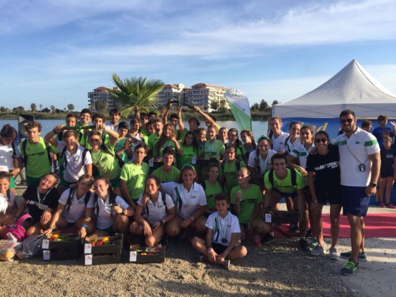 El Náutico Sevilla, campeón de Andalucía de remo de velocidad