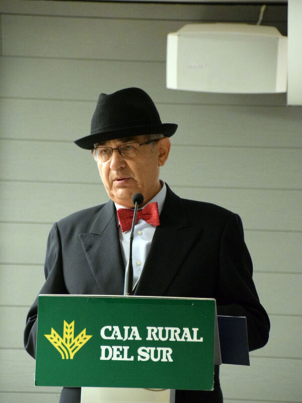 Belmonte y Chaves Nogales, en la sede de la Caja Rural del Sur de Sevilla.