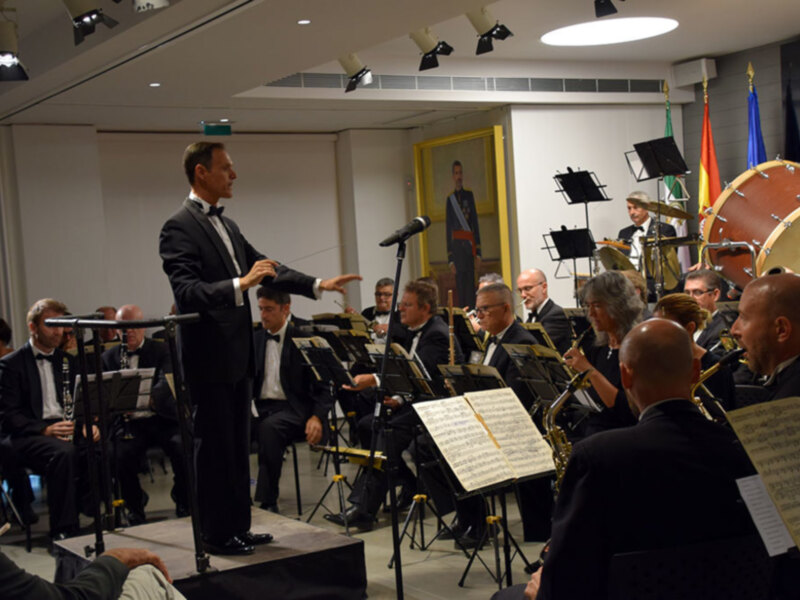 Concierto taurino en la Fundación de la Caja Rural del Sur en Sevilla.