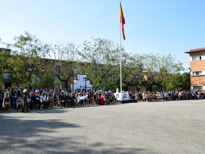 .Jura de Bandera civil por la Agrupación de Apoyo Logístico número 21 (Aalog 21),de Sevilla.