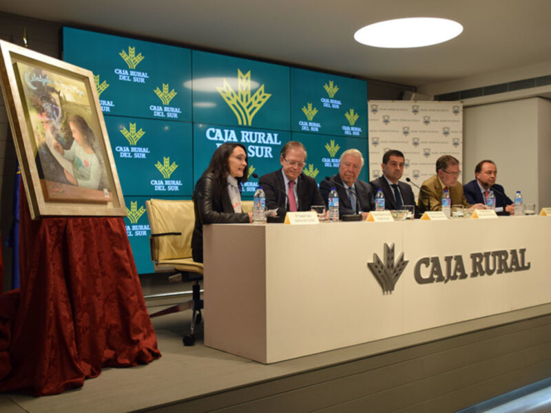 El cartel pictórico  de Isabel Sola anuncia la cabalgata de los Reyes Magos. 2019