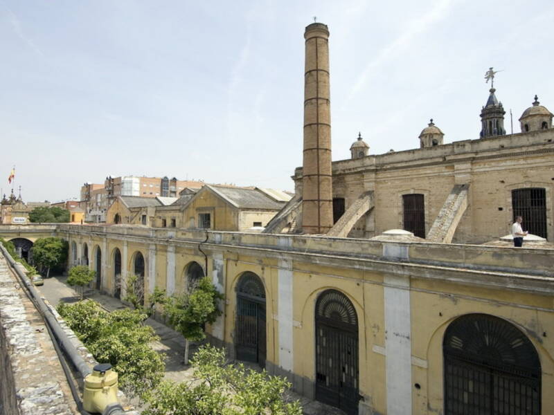 La Fábrica de Artillería, que ha abierto hoy sus puertas para acoger una de las actividades incluidas en el programa navideño Alumbra