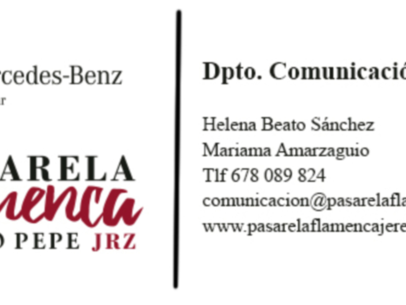 La Diputación de Cádiz apoya la Pasarela Flamenca Jerez Tío Pepe con una apuesta por los jóvenes talentos