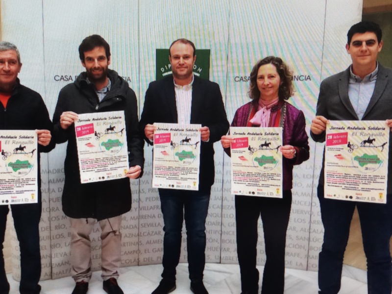 El Alcalde de El Ronquillo y la Presidenta de Autismo Sevilla presentan la jornada Andalucía Solidaria