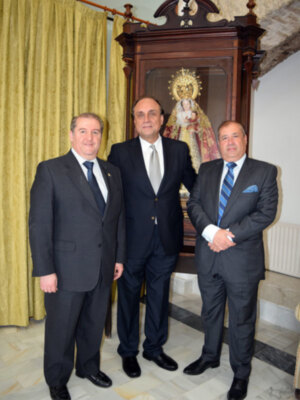 Antonio Bellido presentó su pregón cofrade en la casa de la Santa Caridad de Sevilla.