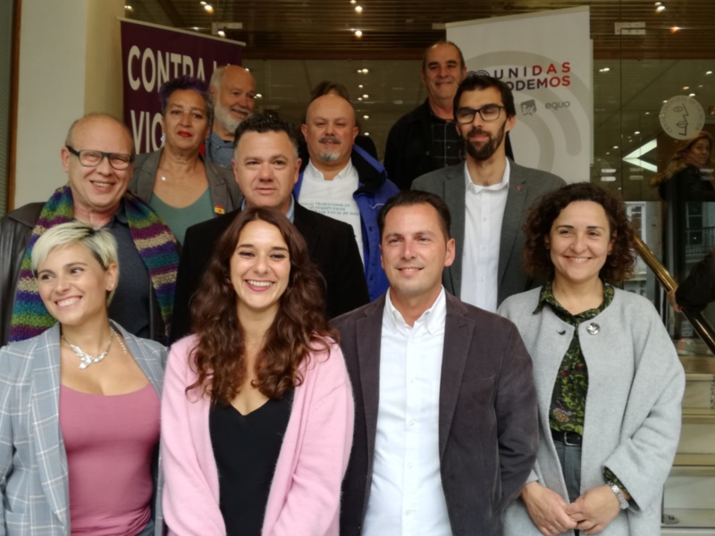 Unidas Podemos presenta una candidatura “feminista, municipalista, ecologista y de recuperación de derechos para los gaditanos y gaditanas”