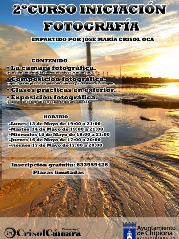 Cultura ofrece un nuevo curso de iniciación a la fotografía que comenzará el lunes