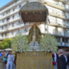 Procesión de la virgen de agosto en Sevilla.