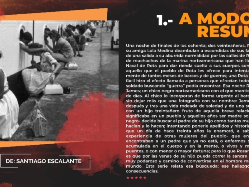 Santiago Escalante pretende que Chipiona sea uno de los lugares de rodaje de una serie para televisión en la que trabaja