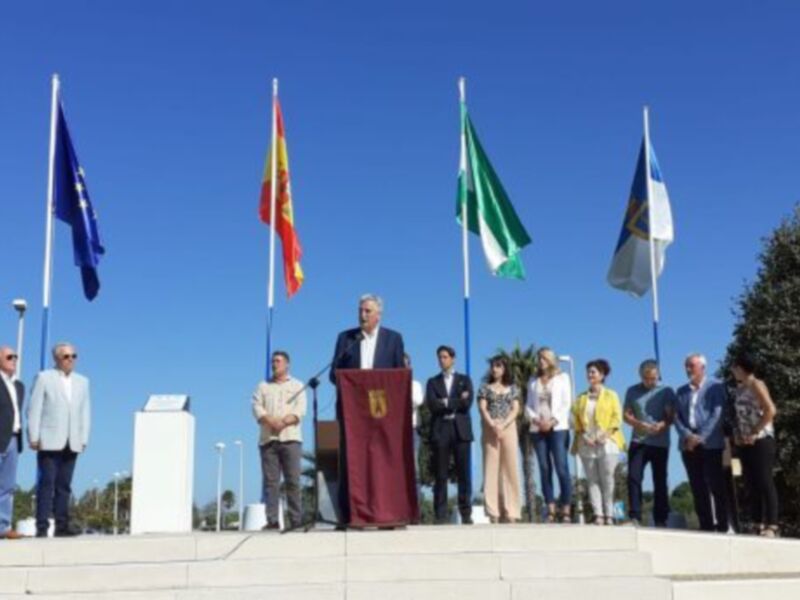 Inaugurada la plaza de Europa en Costa Ballena en una jornada de puertas abiertas celebrada con motivo del Día del Turismo