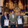 La Hermandad de San Isidoro de Sevilla, celebró los 75 y 50 aniversarios de un grupo de hermanos.