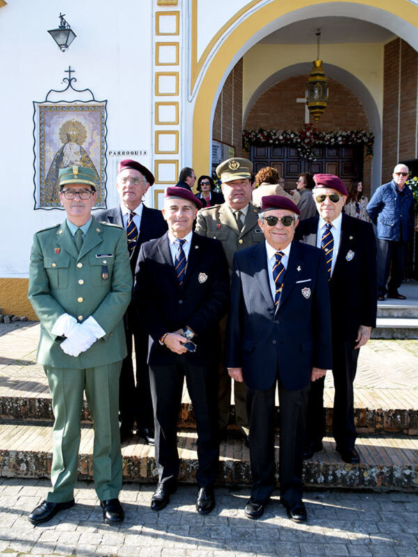 La Unión Nacional de las Milicias Universitarias, participó en la misa lauretana de Tablada.