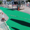  El período de confinamiento se aprovecha para hacer obras de mejora en el carril bici de Sevilla.