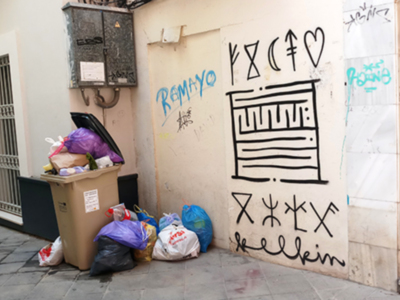 La basura orgánica urbana, responsable en gran parte de la aparición de ratas y cucarachas en las ciudades.