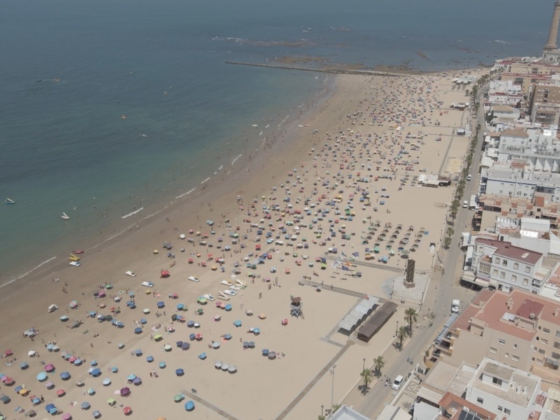 Lucas Díaz: La imágenes viene mostrando hace tiempo que las playas de Chipiona son garantía de seguridad