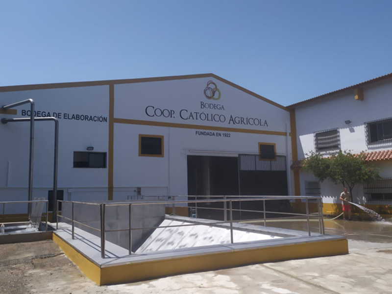 Mañana será presentada la nueva bodega de la Cooperativa Católico Agrícola que supone una inversión de 800.000 euros