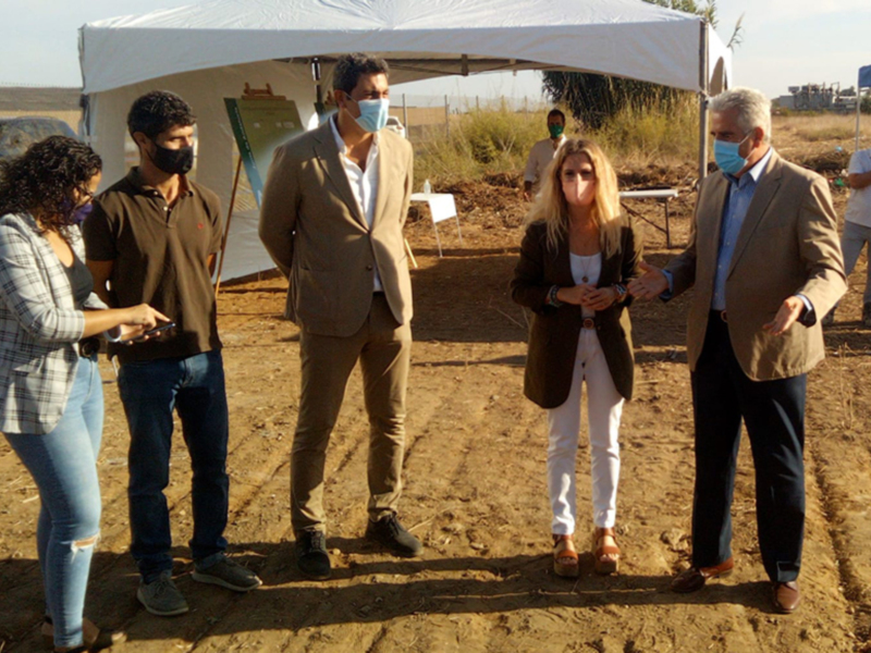 Ana Mestre y Luís Mario Aparcero anuncian el inicio de las obras del sellado del Vertedero de La Loma con una inversión superior al millón y medio  