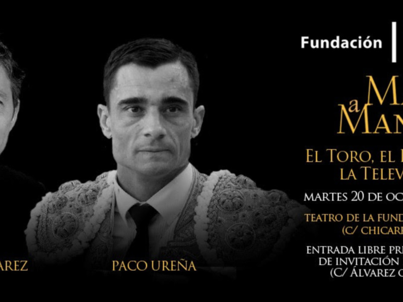 Mano a Mano "El toro, el deporte y la televisión" en la Fundación Cajasol