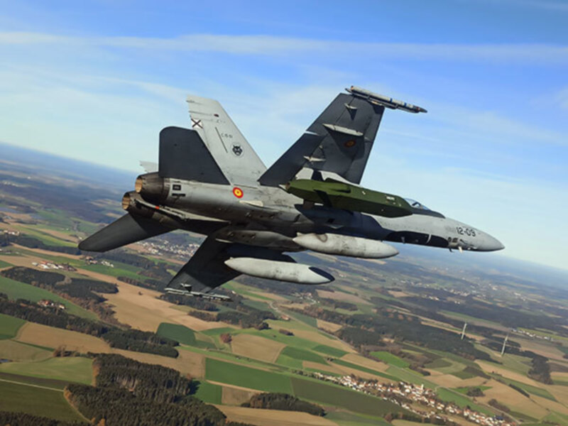El Ejército del Aire realiza en Alemania pruebas de recertificación del misil Taurus en F-18