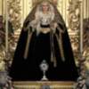 La virgen de las Angustias de Alcalá del Río, se viste de luto para el mes de Noviembre