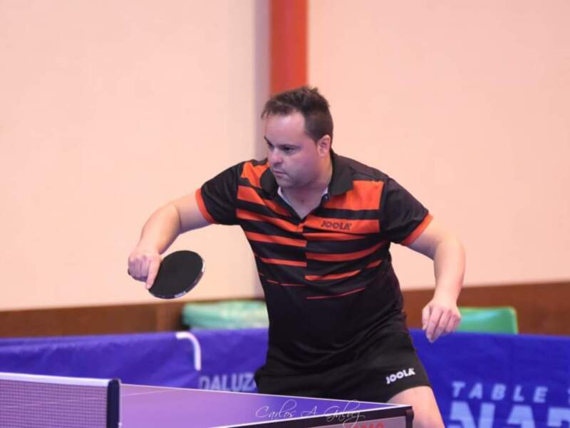 El gaditano Fran Grosso, Campeón de Andalucía Individual de Tenis de Mesa