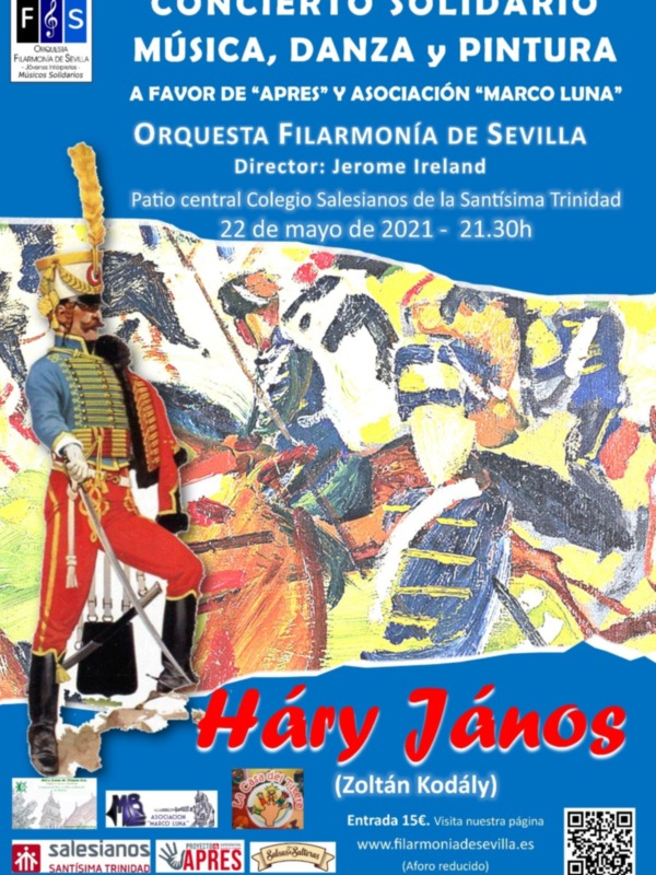 La Asociación Marco Luna, el proyecto APRES de los Salesianos de la Trinidad y la Orquesta Filarmonía de Sevilla estrenan el 22 de mayo espectáculo