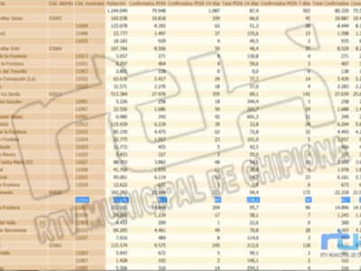 La tasa de incidencia Covid de Chipiona se eleva aún más y marca 228,6 al sumar otros ocho contagios 