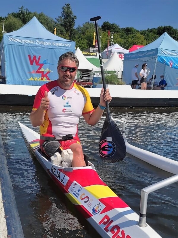 Javi Reja, finalista en el Campeonato de Europa de paracanoa
