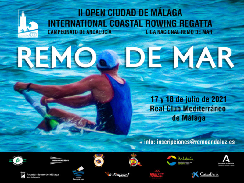 Open Ciudad de Málaga y Campeonato de Andalucía de remo de mar