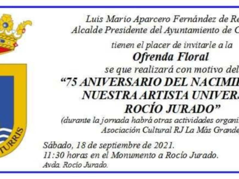 Chipiona festeja el 75 aniversario de Rocío Jurado a sabiendas que es el 78
