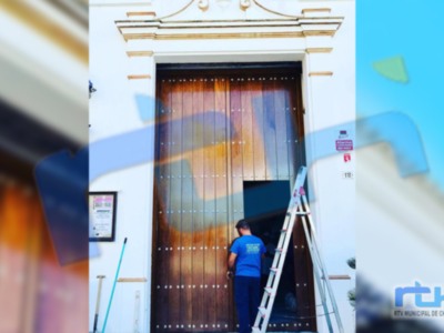 La Hermandad del Cristo de las Misericordias estrena nueva puerta de acceso a su capilla