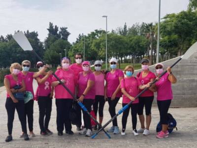 La cara solidaria de la Regata Sevilla-Betis, en la lucha contra el cáncer de mama a través del remo