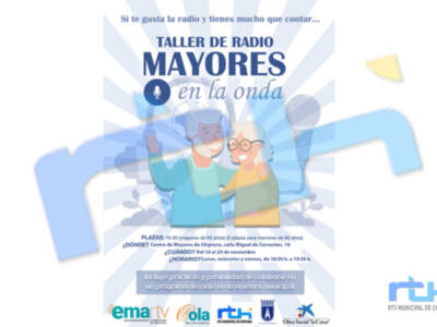 Una veintena de personas de más de 60 años inician hoy el taller de radio Mayores en la Onda de EMA-RTV y Fundación La Caixa