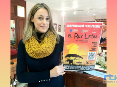 María Naval anima a participar en la campaña ‘Estas navidades comprar en Chipiona tiene premio’ que canjea entradas para el musical ‘El Rey León