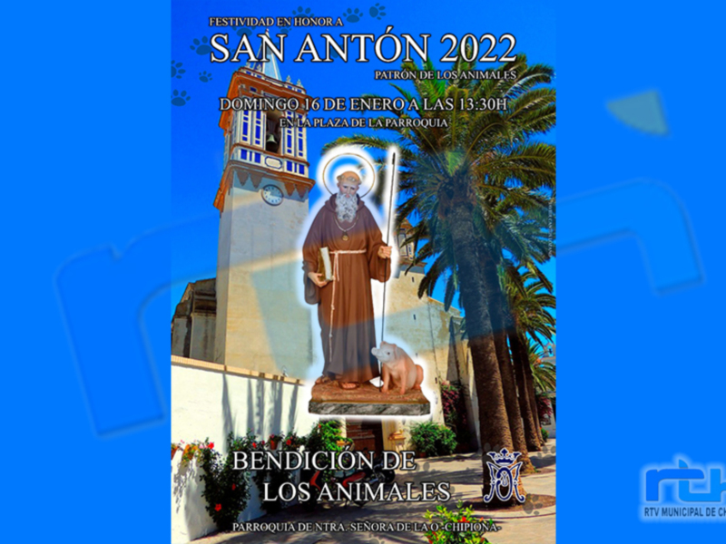 La plaza Juan Carlos I será escenario el próximo domingo de la Fiesta de San Antón de bendición de las mascotas de Chipiona