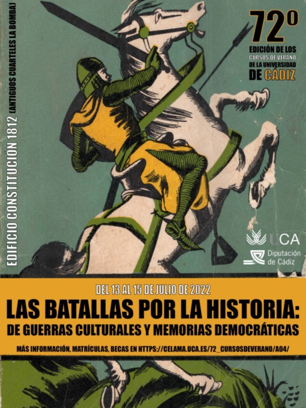 Diputación patrocina el curso ‘Las batallas por la historia’, incluido en la programación de verano de la UCA