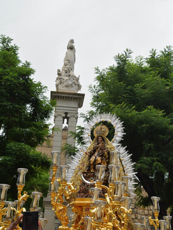 Procesión fluvial Virgen del Carmen de Calatrava,