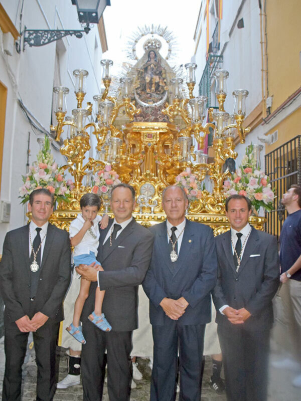 El Carmen de Calatrava despide el mes de julio de las procesiones de Sevilla del Carmelo