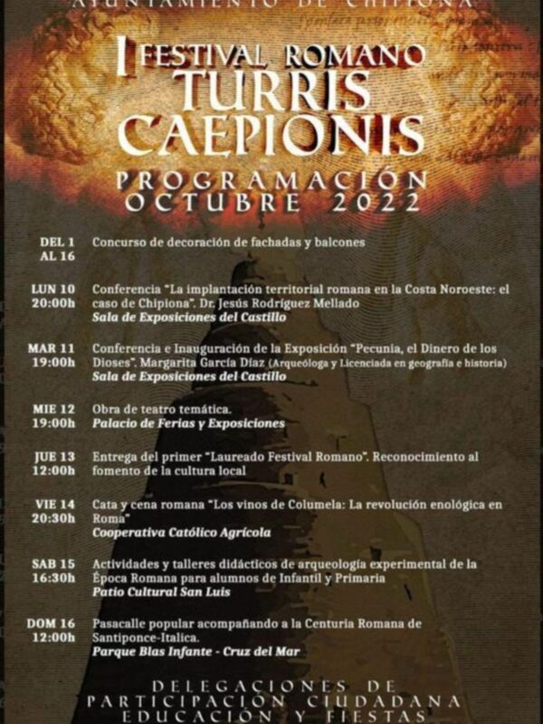 Hoy comienza el programa del I Festival Romano ‘Turris Caepionis’ que se extenderá hasta el próximo sábado