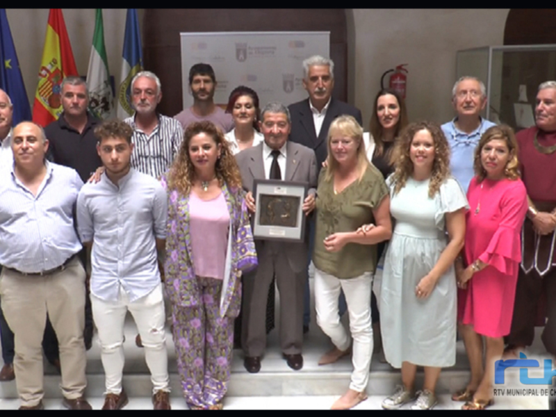 Amalio González Caballero distinguido como Laureado del I Festival Romano ‘Turris Caepionis’ por su aportación a la cultura local