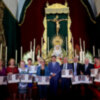  La Vera-cruz de Alcalá del Río, rendía un merecido homenaje a sus hermanos/as mayores  por toda una vida de fe y devoción 