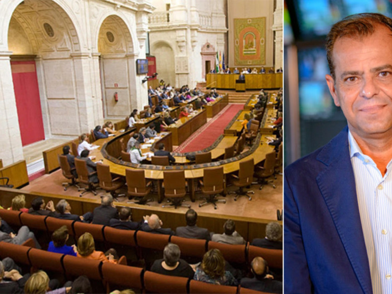 Juande Mellado, reelegido sin oposición director general de RTVA por el Parlamento de Andalucía
