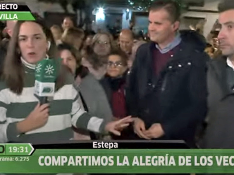 Canal Sur retrasmitirá las campanadas de Fin de Año desde Estepa