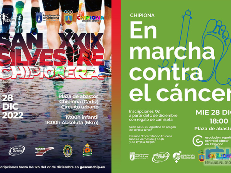La histórica Carrera Popular San Silvestre de Chipiona cuenta con más de 400 participantes