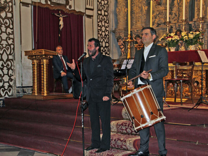 Concierto Benéfico cofrade de Castañuelas y saetas en el monasterio de San Leandro de Sevilla