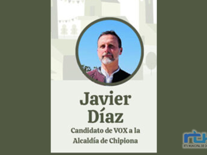 Vox presenta a Javier Díaz Jurado como candidato a la Alcaldía de Chipiona para las próximas elecciones municipales 
